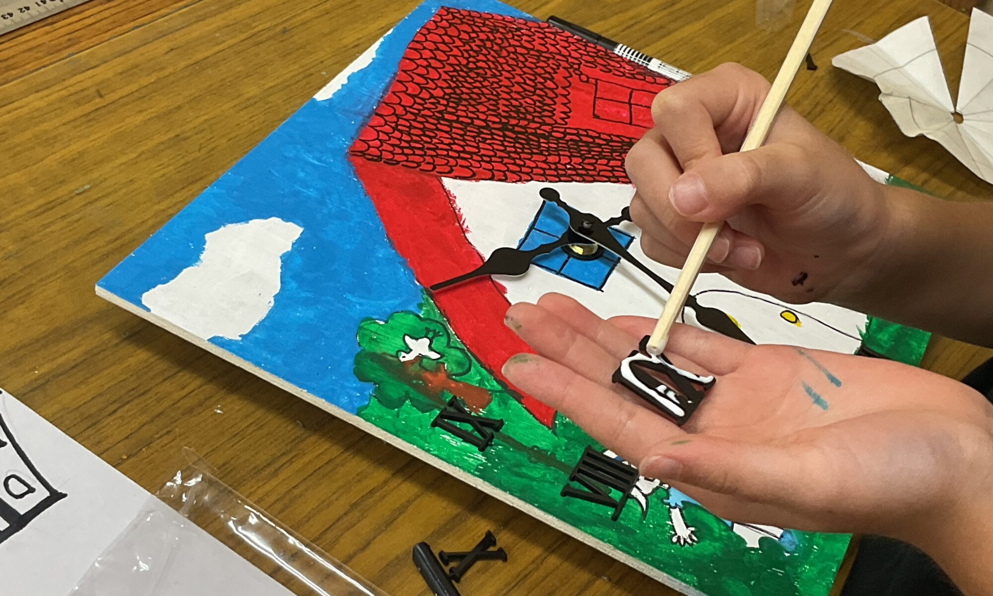 宮平勉　一枚の繪 【アトリエの踊り子】 油彩 6号 京都伏見アトリエ遊 美術絵画教室 水曜日 金曜日 – マエストロ貴古